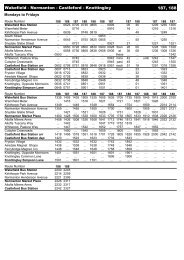 Wakefield - Normanton - Castleford - Knottingley 187, 188 - Arriva