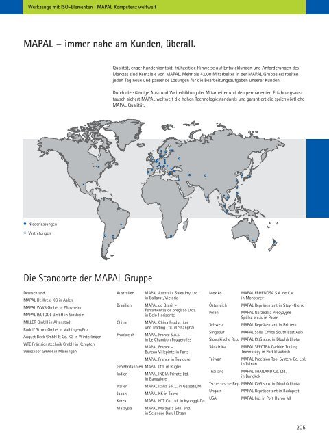 Werkzeuge mit ISO-Elementen - MAPAL Dr. Kress KG