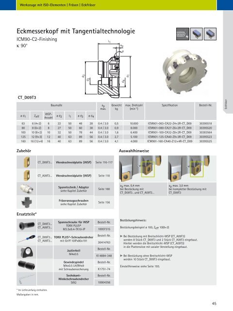 Werkzeuge mit ISO-Elementen - MAPAL Dr. Kress KG