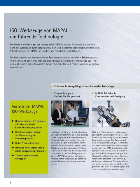 Werkzeuge mit ISO-Elementen - MAPAL Dr. Kress KG