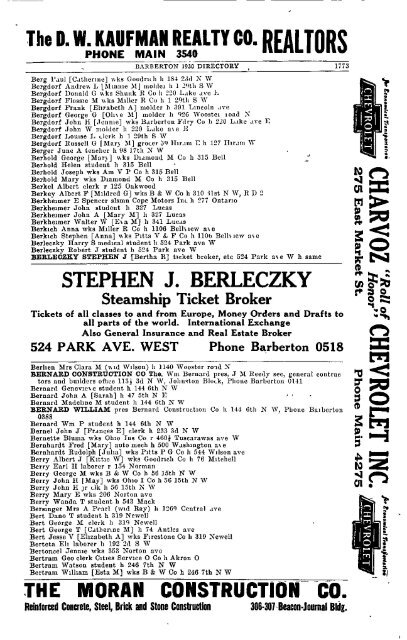 City Directory 1930 vol. 2