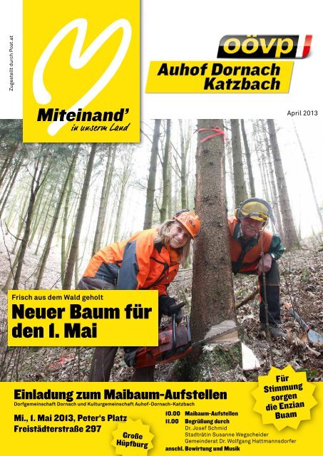 Neuer Baum für den 1. Mai