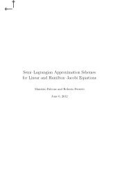 SemiâLagrangian Approximation Schemes for Linear and Hamilton ...