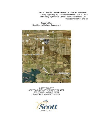 Limited Phase 1 Environmental Site Assessment - Scott County