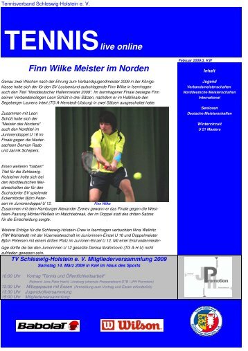 TENNISlive online - Tennisverband Schleswig-Holstein