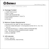 Nappa EB210 Product Guide - Enermax Technology Corporation