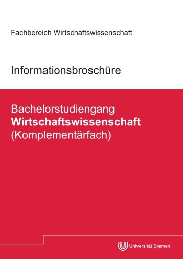 Download - Fachbereich Wirtschaftswissenschaft - Universität Bremen