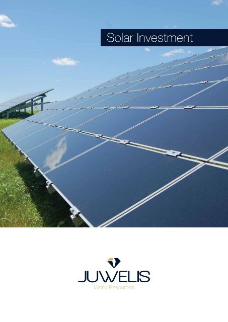 Solar Investment PDF-Broschüre ansehen - JUWELIS World ...