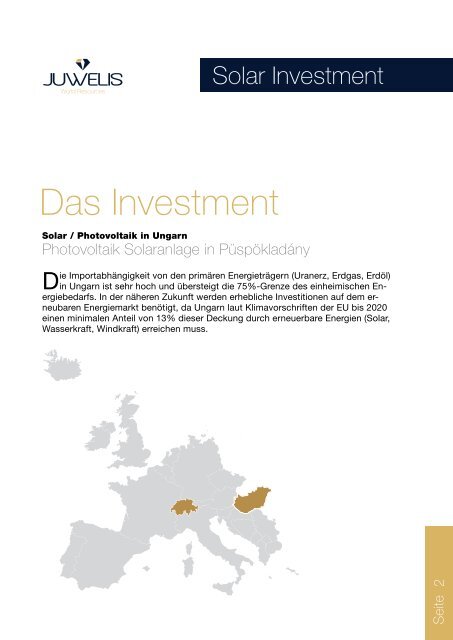 Solar Investment PDF-Broschüre ansehen - JUWELIS World ...