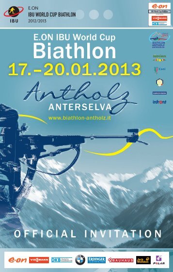 Official invitation - EN (download .pdf) - Biathlon Antholz