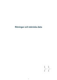 Ritningar och tekniska data - VÃ¤rmebaronen