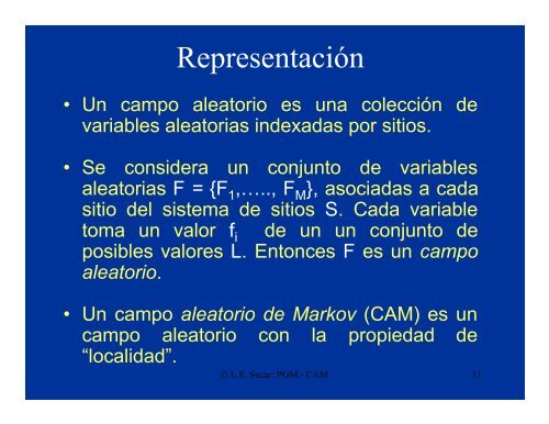 Sesión 8: Campos de Markov - inaoe