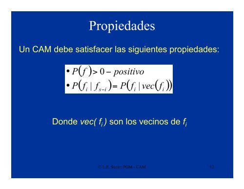 Sesión 8: Campos de Markov - inaoe