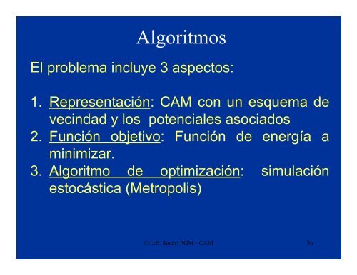 Sesión 8: Campos de Markov - inaoe