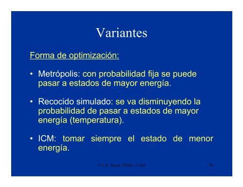 Sesión 8: Campos de Markov - inaoe