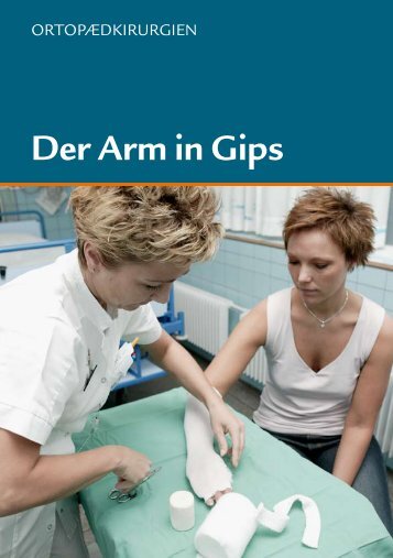 Der Arm in Gips