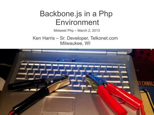 Backbone.js in a Php Environment