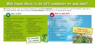 Wat hoort thuis in de GFT-container en wat niet? Wat hoort thuis in ...