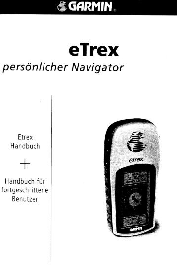 Garmin Etrex GPS Handbuch Deutsch PDF - Urlaub in Norwegen