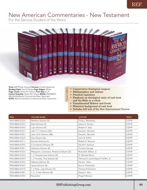 Bible & Reference Catalog 2012-2013 - B&H Publishing Group