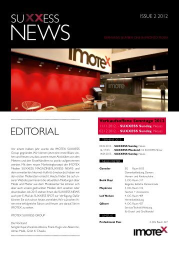 SUXXESS NEWS Archiv - Imotex