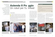 Azienda Il Po ggio Un robot per l'u nifeed - Agricoltura24