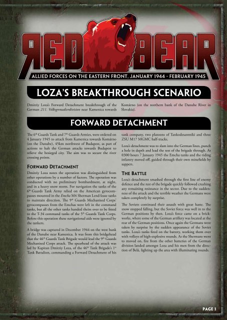 Download Loza's Breakthrough Scenario... - Flames of War