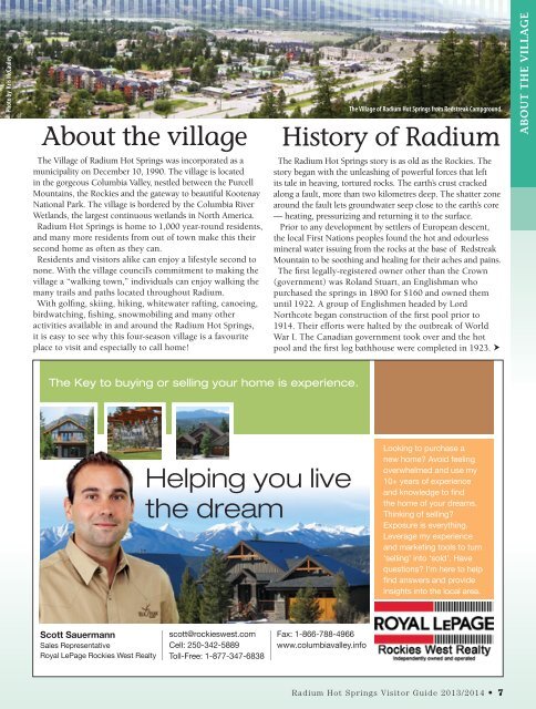 Download Magazine - Radium Hot Springs Chamber of Commerce
