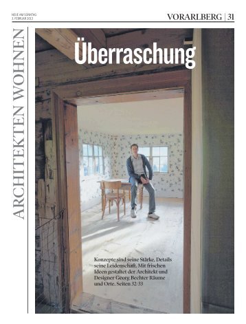 NEUE AM SONNTAG - georg bechter architektur + design