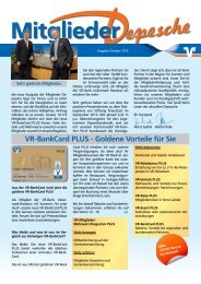 Ausgabe Oktober 2013 - VR-Bank Uckermark-Randow eG