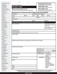 Standard Referral Form - The University of Tennessee College of ...