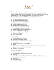 Download Factsheet - Jaz Hotels, Resorts & Cruises