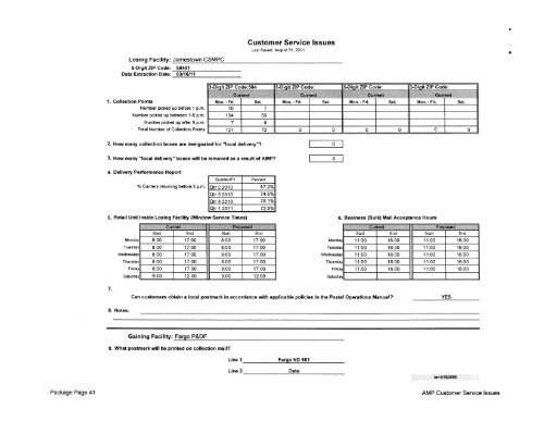 Notice of USPS decision to consolidate originating and ... - APWU