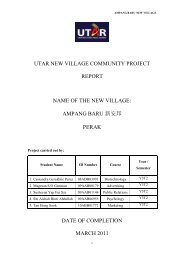 A NEW VILLAGE PROJECT AT aMPANG bARU, iPOH