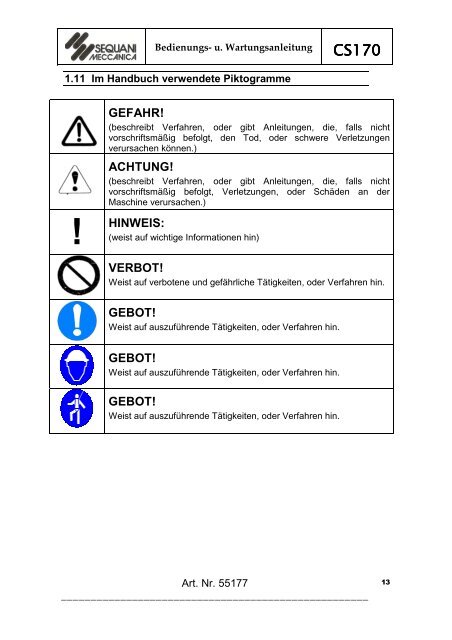 Bedienungsanleitung CS170 - MH-IDEAL GmbH