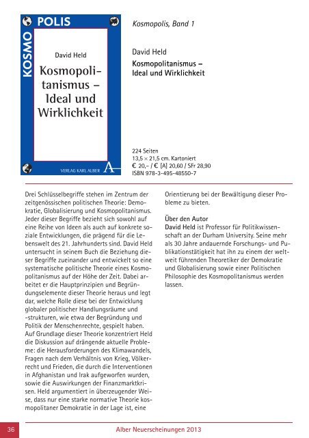 als PDF herunterladen - Verlag Karl Alber