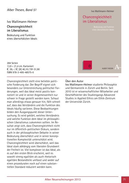 als PDF herunterladen - Verlag Karl Alber