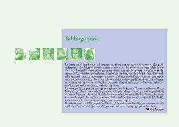 Bibliographie - Malgré-Nous