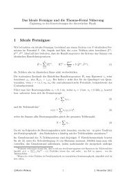 Ideales Fermigas und Thomas-Fermi-Näherung