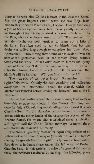 The life and letters of Raja Rammohun Roy - WordPress.com