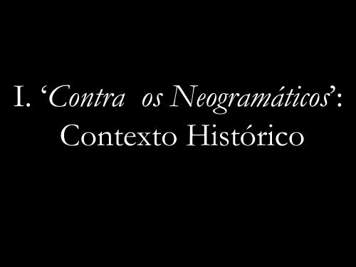 Hugo Schuchardt e o princípio da irregularidade da mudança - USP