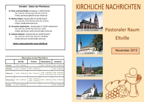 KIRCHLICHE NACHRICHTEN FÜR NOVEMBER (pdf.Datei)