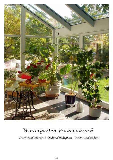 Prospekt „Träume aus Glas“ - Wintergarten Schlenz