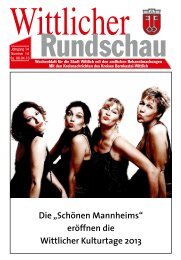 Die „Schönen Mannheims“ eröffnen die Wittlicher Kulturtage 2013