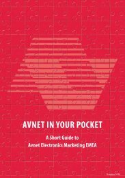 AVNET Pocket Guide - Avnet Memec