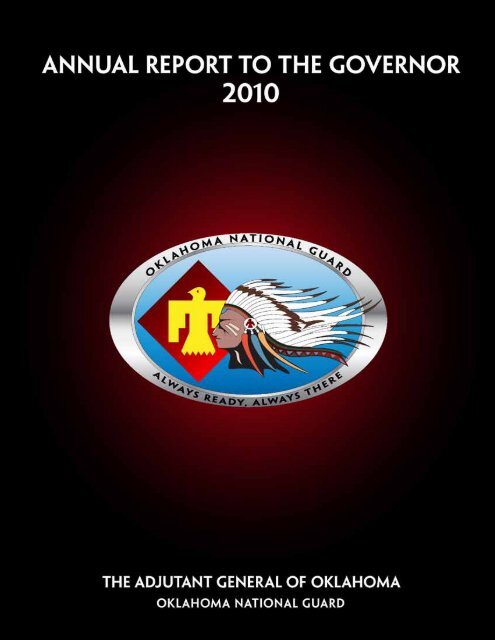 2010 Governor's Report - Oklahoma National Guard - U.S. Army