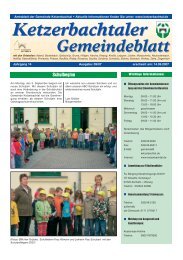 Amtsblatt der Gemeinde Ketzerbachtal • Aktuelle Informationen finden