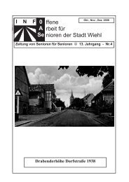 OASe - Zeitung von Senioren für Senioren - Nr. 4/2008 - Stadt Wiehl