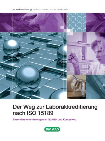 Broschüre Der Weg zur Laborakkreditierung nach ISO 15189 - QCNet