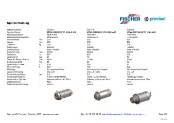 PDF Datenblatt - Fischer Precise Group